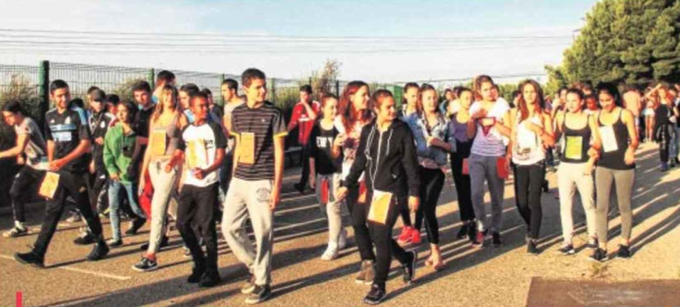 LA PROVENCE : les lycéens ont couru contre la maladie 